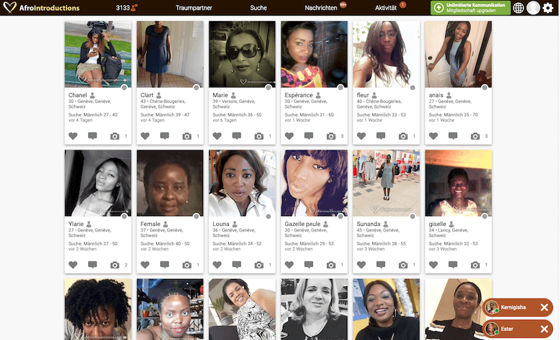 Afrikanische Frauen in Genf kennenlernen